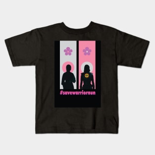 for the love of warrior nun please help us savewarriornun Kids T-Shirt